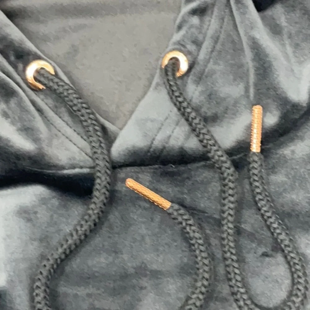 Green Tea women’s velour hoodie, size XL - Picture 5 of 5